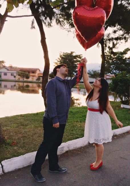 Nosso pré wedding improvisado
