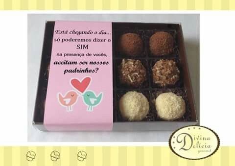 Diy - caixa-convite para casais de padrinhos. - 1