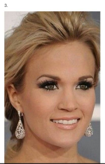 Qual maquiagem você escolhe para esta noiva? - 1