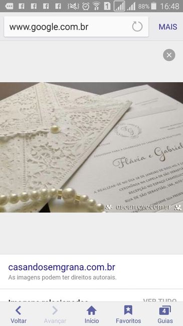 Convite de casamento - 1