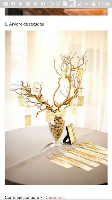 A decoração do seu casamento - cantinho de boas vindas - 1