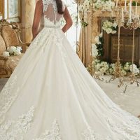 Vestido e véu no aliexpress. - 1