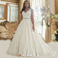 Vestido e véu no aliexpress. - 2
