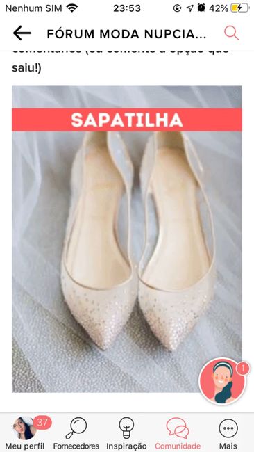 TIRE UM PRINT para decidir o sapato 8