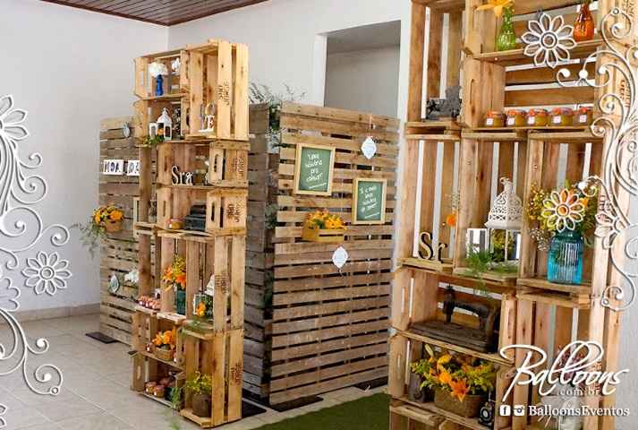 Estantes de decoração