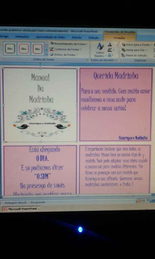 Manual dos padrinhoos- oqq vcêes achaah - 1
