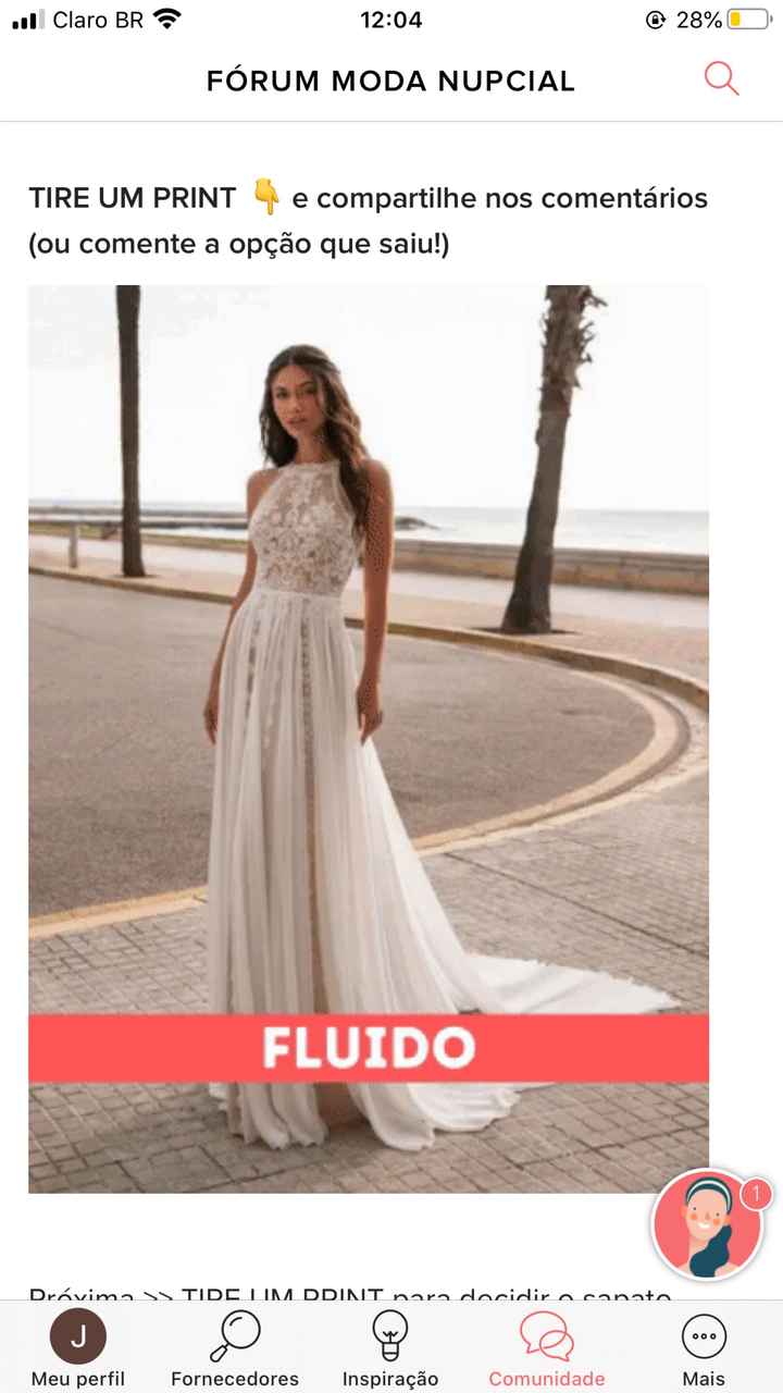 TIRE UM PRINT para decidir o vestido - 1
