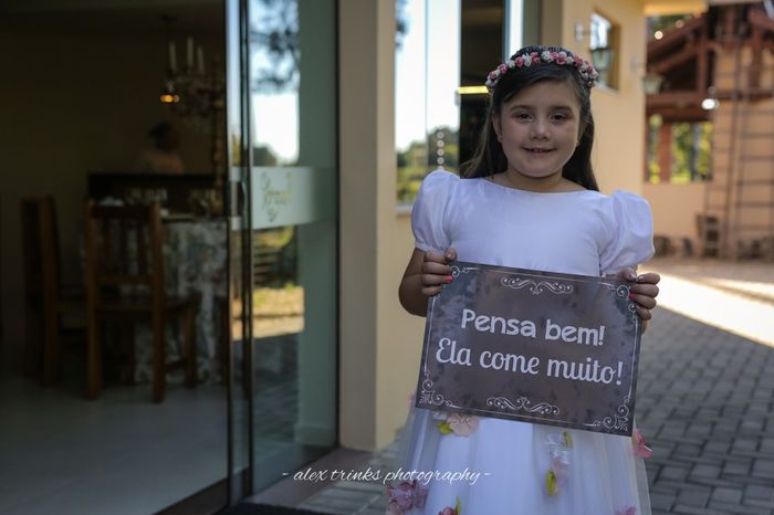 plaquinha da noiva