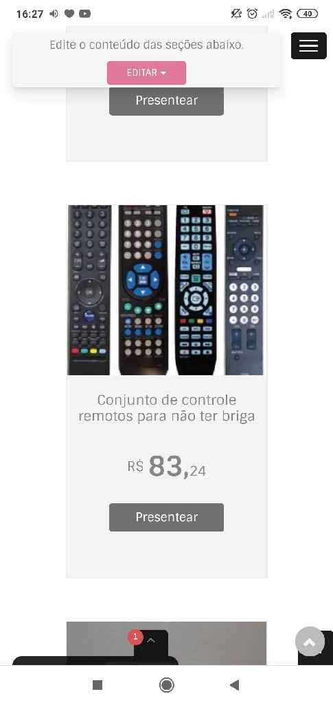 Lista de casamento fake - 2