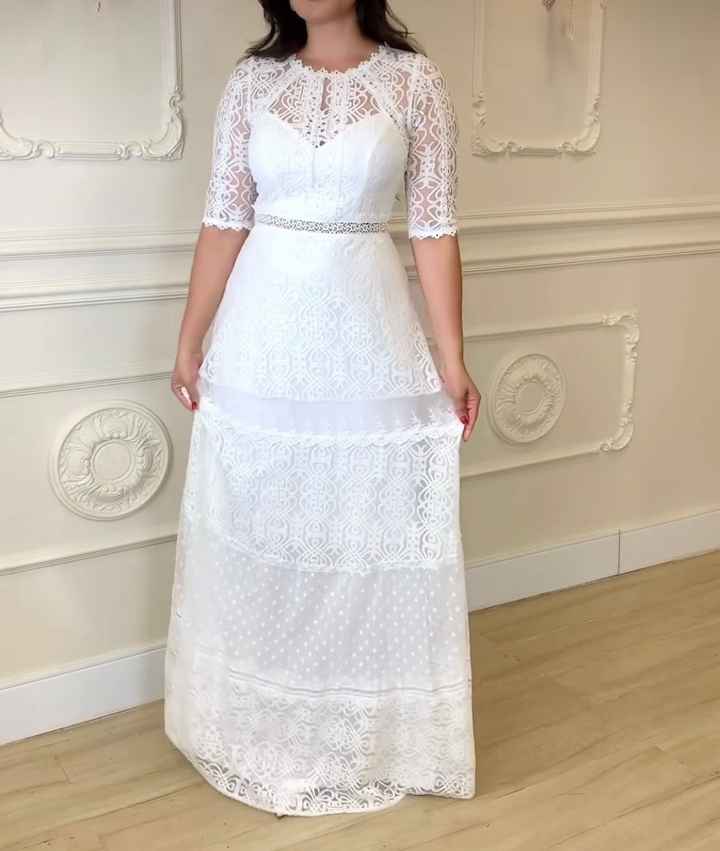 Vestido para Casamento Civil - 1
