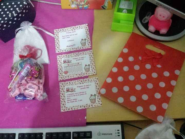 Convite das daminhas#diy#vem ver# - 4