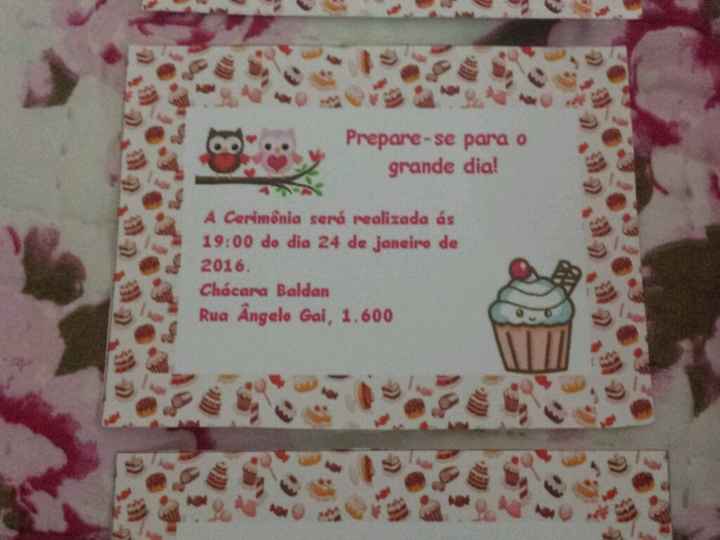 Convite das daminhas#diy#vem ver# - 7