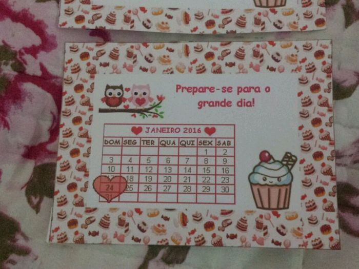Convite das daminhas#diy#vem ver# - 6