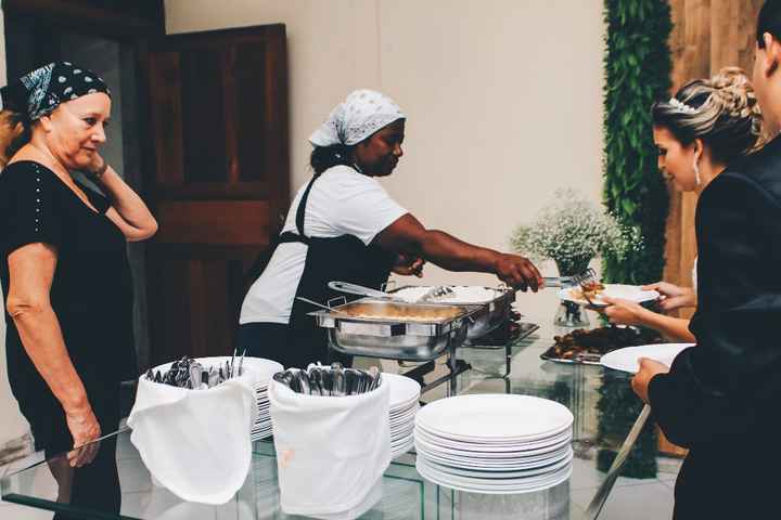Comidinhas do meu casamento