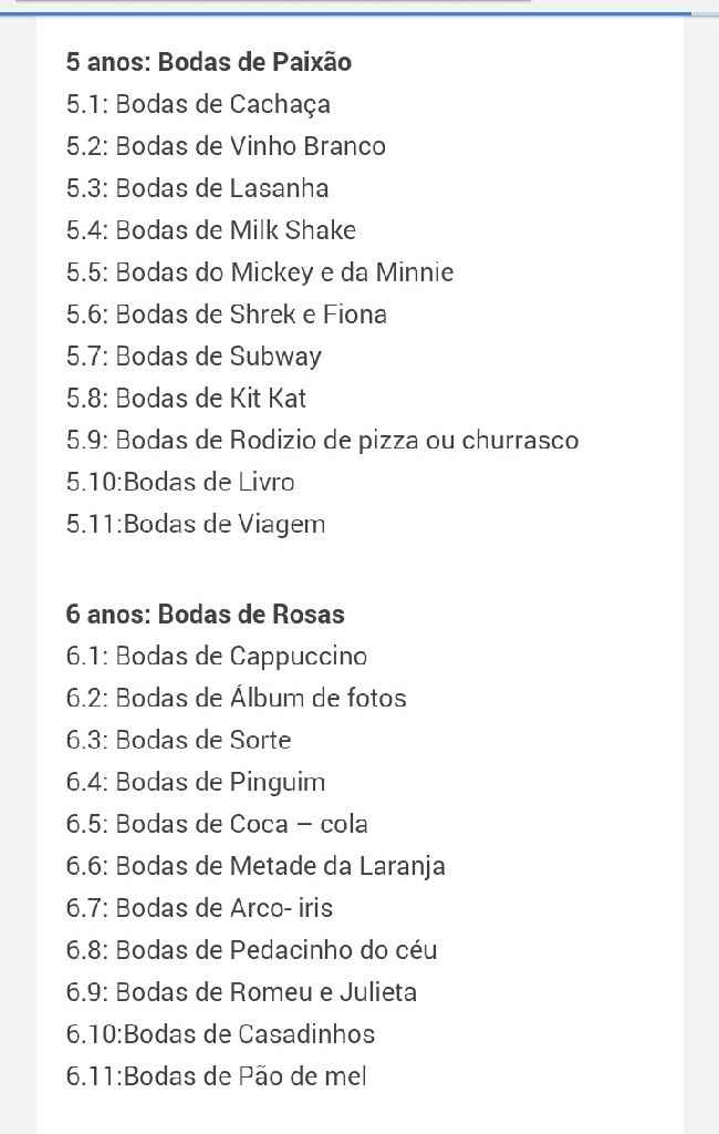 Bodas de namoro? qual a sua? - 3