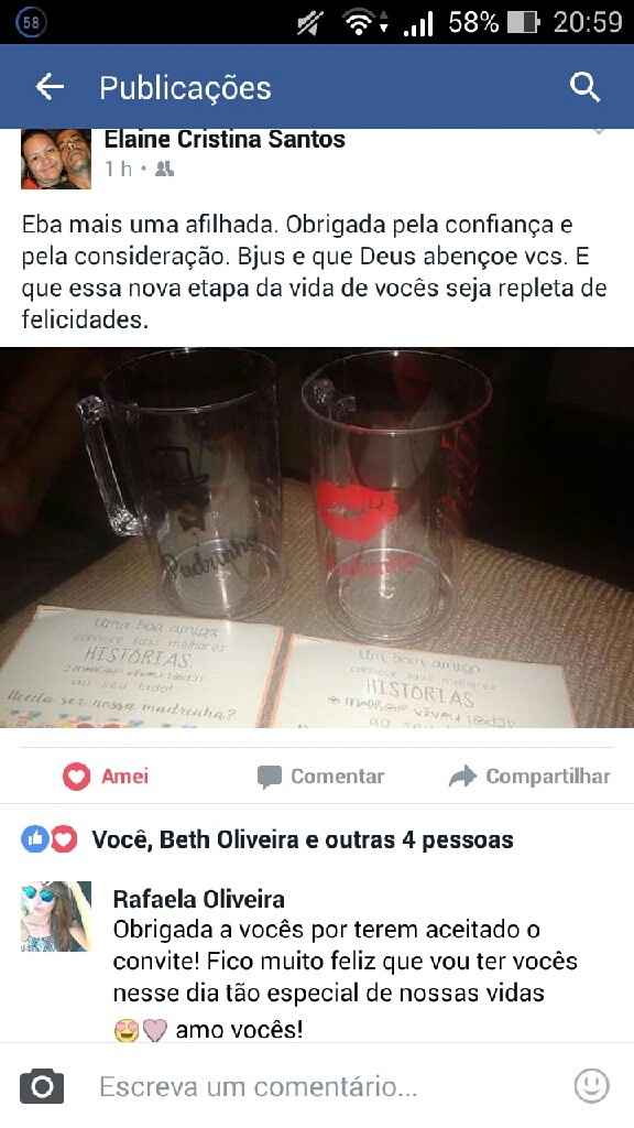 2 casais de padrinhos convidados! \o/ - 2