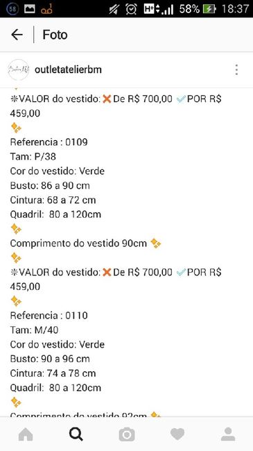 Promoção de vestido! - 2