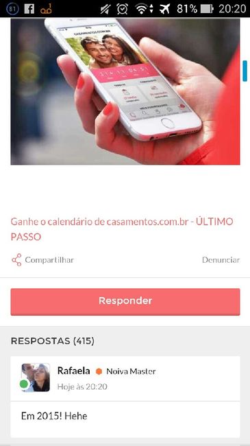 Meu calendário do amor - rafaela - 1