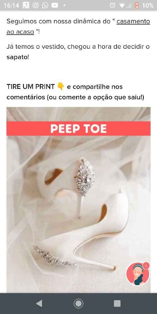 TIRE UM PRINT para decidir o sapato - 1