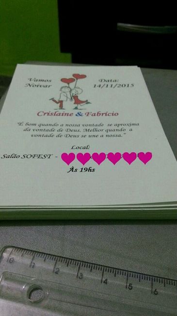 Centro de mesa e convite diy - meu noivado - 2