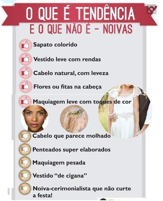 O que é tendência e o que não é - noivas - 1