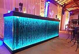 Balcon com led e agua