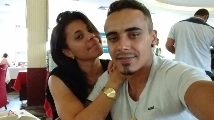 Meu mozão, comemorando nossos planos 
