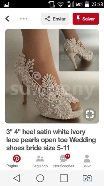 Sapato de noiva 😵 1