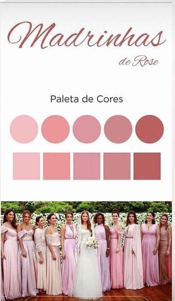 Vai definir uma cor para as madrinhas? - 1