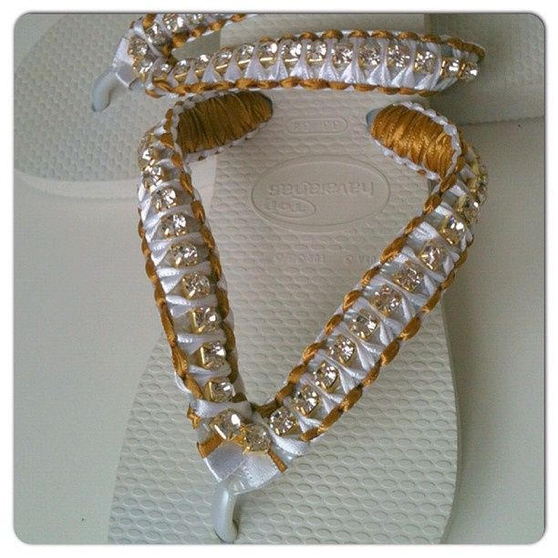Chinelo strass