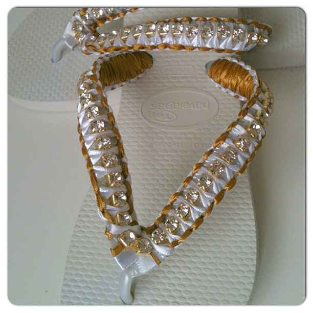 Chinelo strass