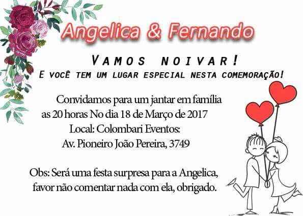 Convite para as pessoas