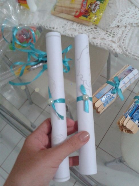 fiz tubinho com os desenhos