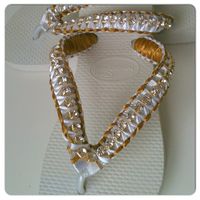 Chinelo strass