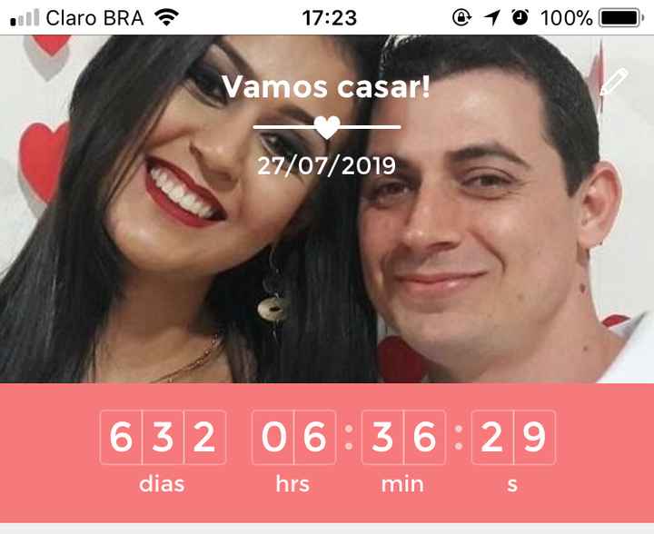 Quantos dias faltam para o casório de vocês? - 1