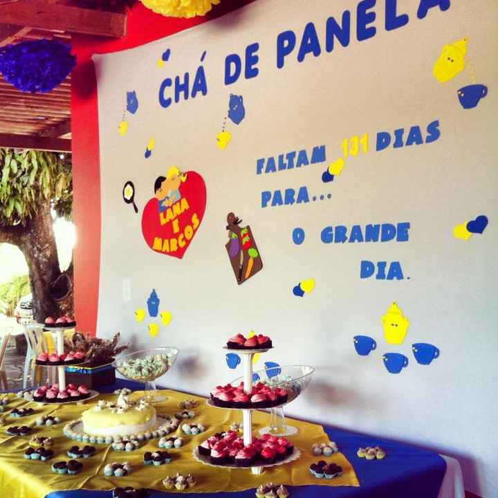 Decoração chá de panela