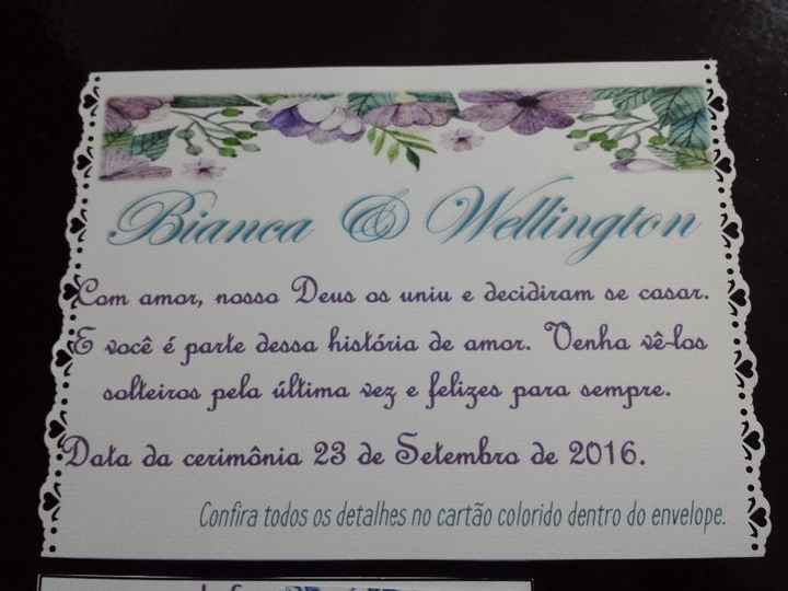 Texto escrito pelo casal