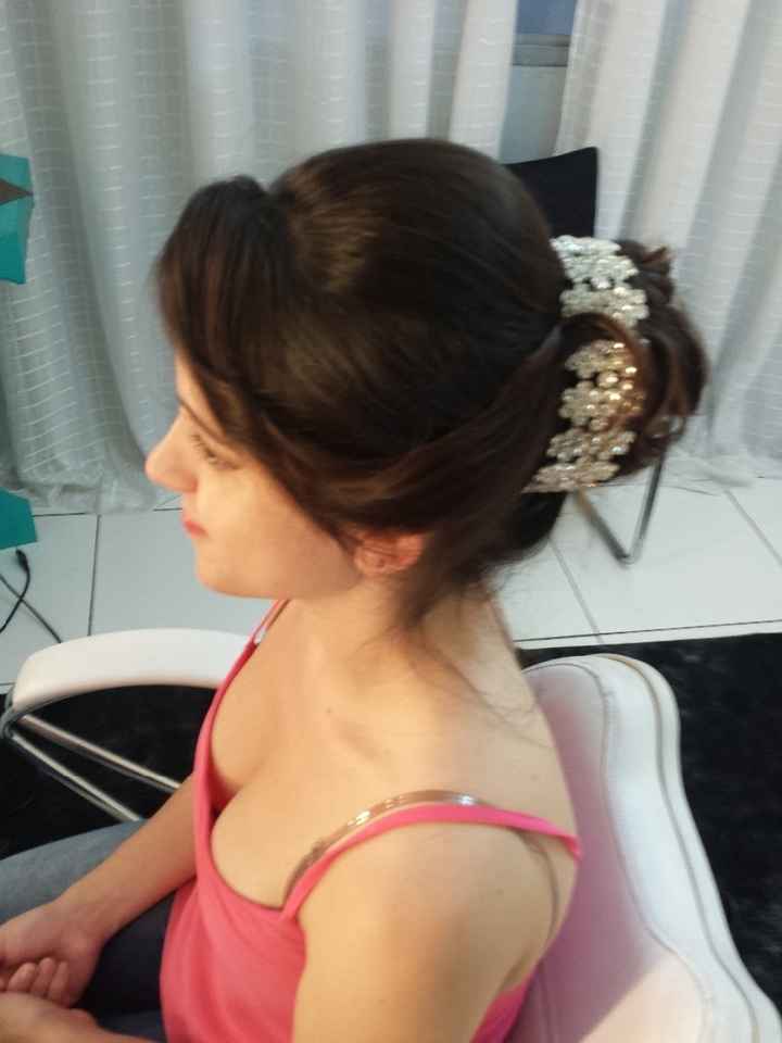Prova mal sucedida do penteado kkkk