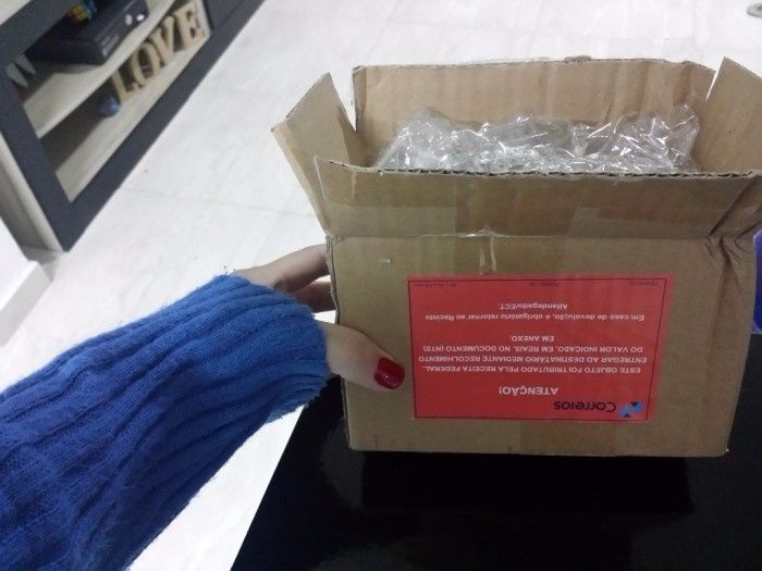 Chegou tudo certo