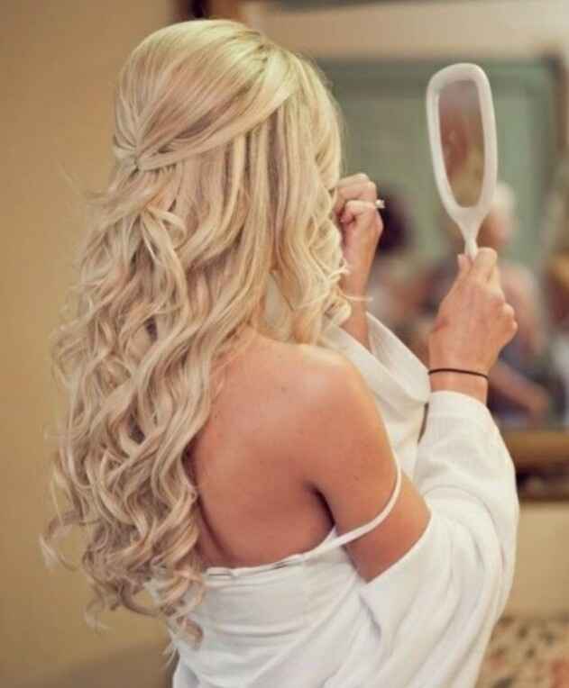 Penteado semi preso - 1