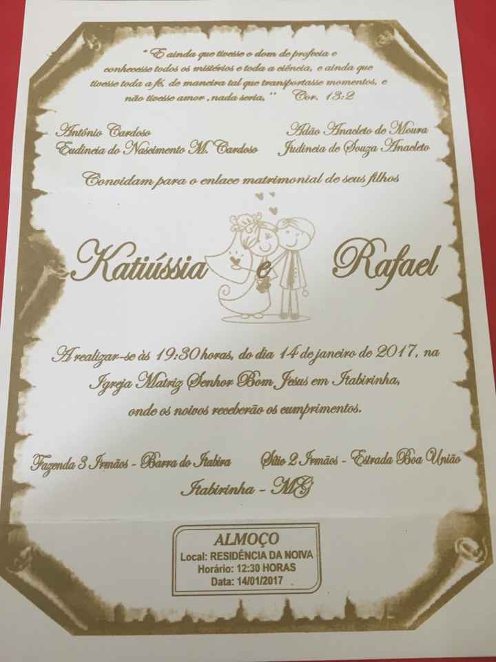 Nossos convites: katiússia e rafael - 1