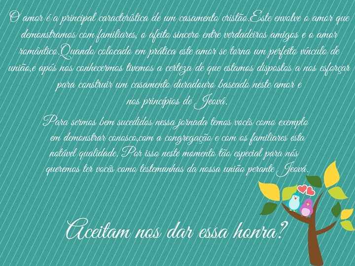 Convite das Testemunhas