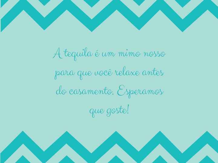 Vamos dar um mimo para eles
