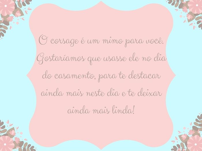 Vamos dar um mimo para elas usarem no dia