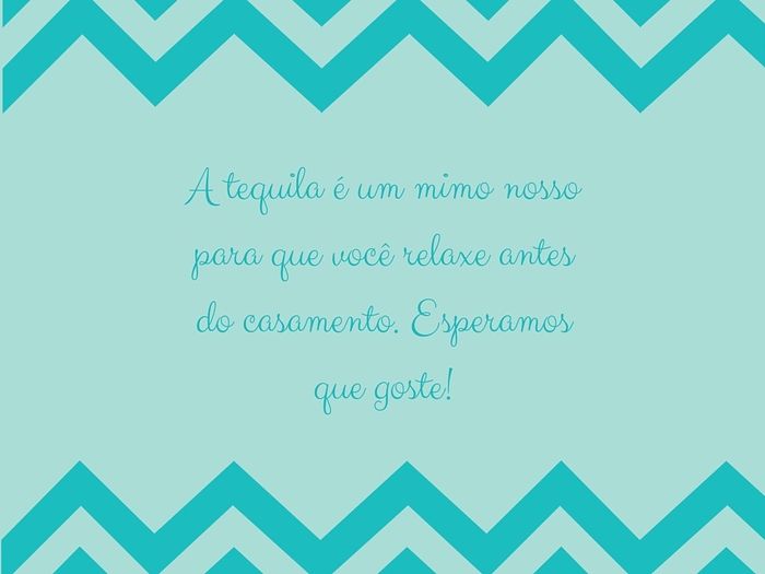 Vamos dar um mimo para eles