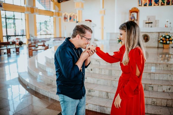 Pedido de casamento surpresa em ensaio fotográfico "fake" 3