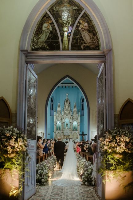Igreja pequena: véu médio ou catedral? 2