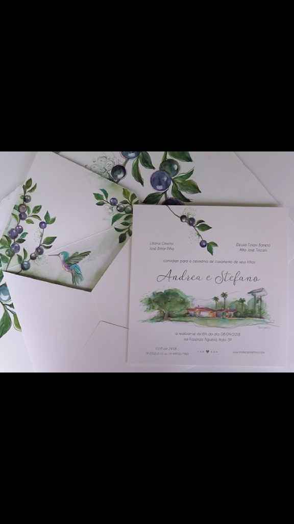 Indicações p convites com aquarela? Help - 2