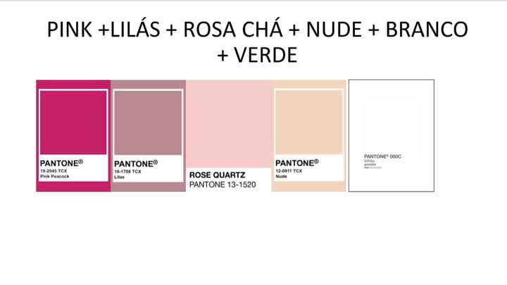 Qual a cor de seu casamento? - 1
