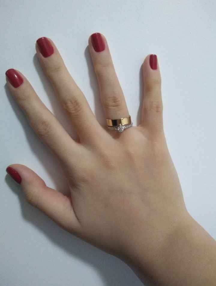 Como é sua aliança de casamento? - 1